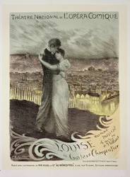 Reproduktion eines Plakats, das 